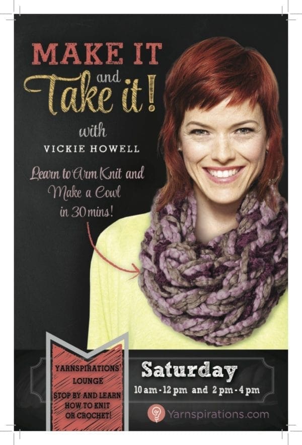 Join me at Vogue Knitting Live, Seattle! Vickie Howell