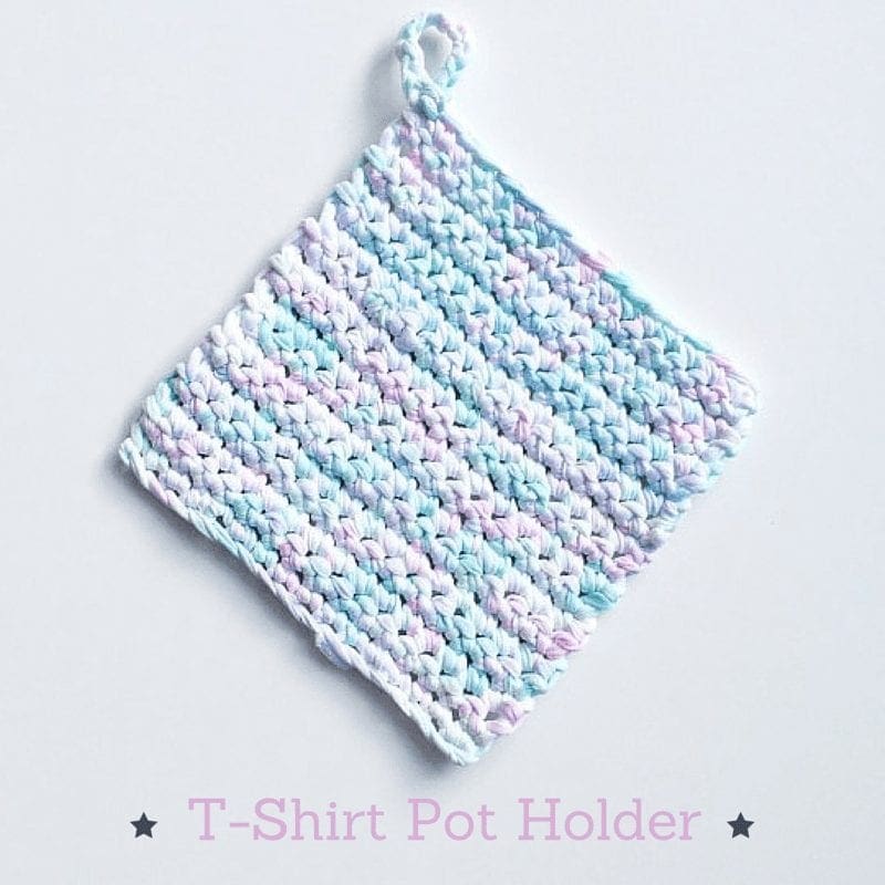 Crocheted T-Shirt Potholder - Vickie Howell