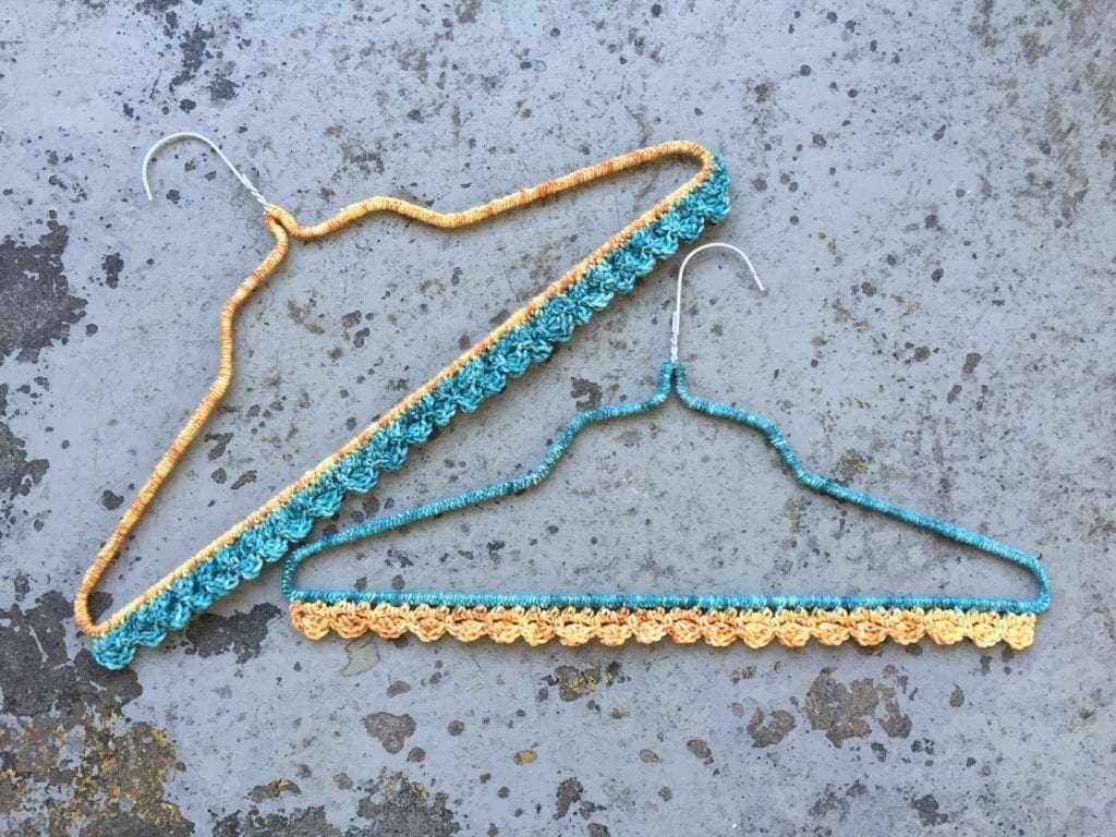 Crochet Cover Your Wire Hangers : 12 Steps (with Pictures