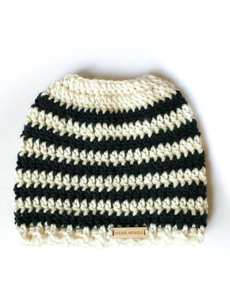 Messy Bun Beanie: How to Convert (Almost) Any Hat Pattern ...