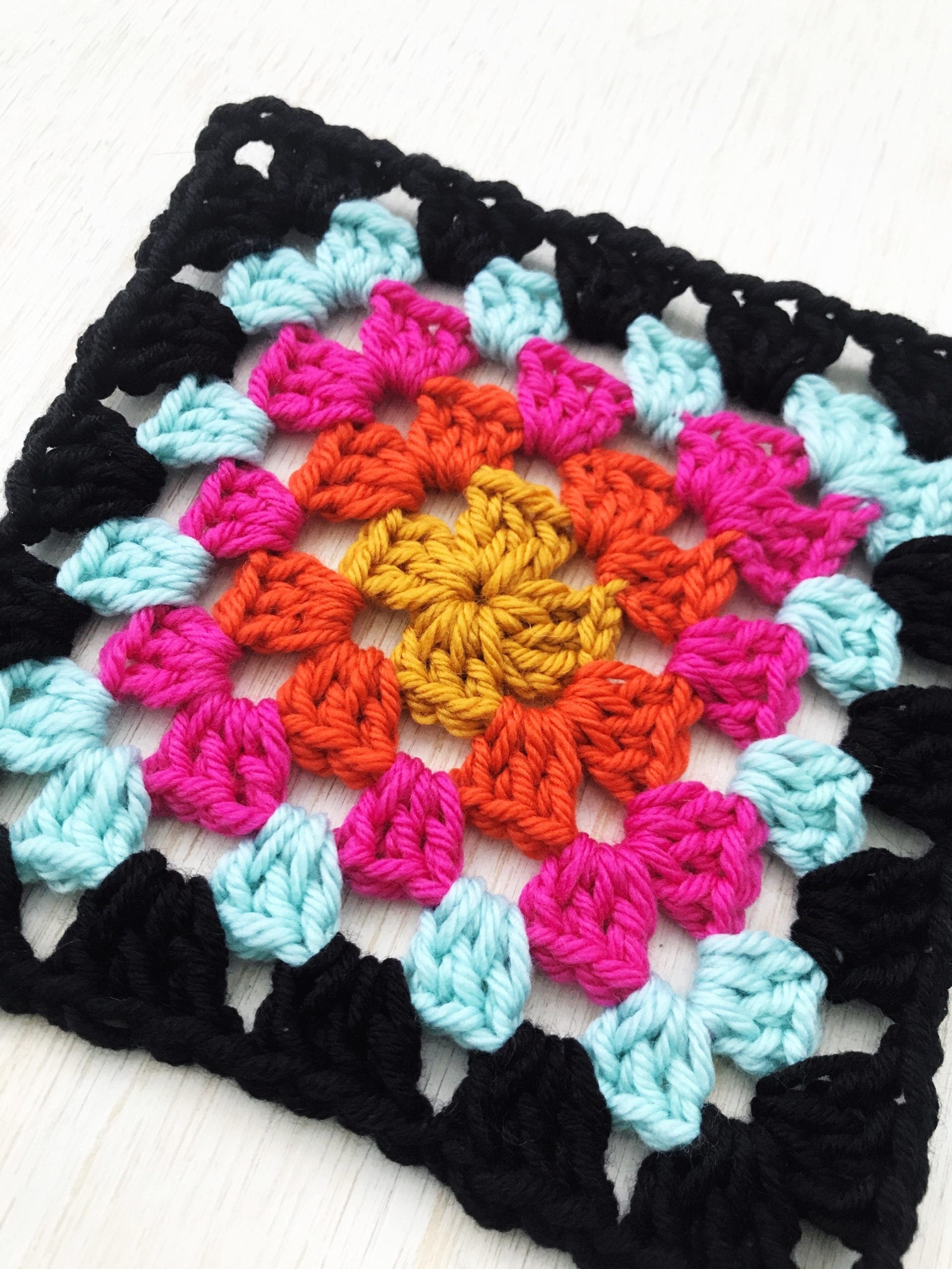 Red Heart All In One Granny Square Yarn - an HONEST Review 