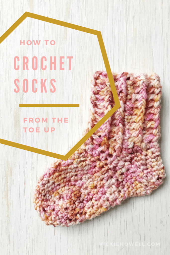 How to Crochet Socks | Basic Sock Recipe [VIDEO] with Vickie Howell