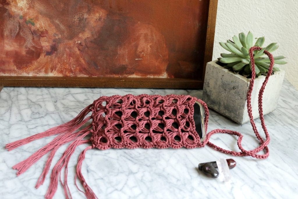 Boho Broomstick Lace Cell Phone Bag | Vickie Howell