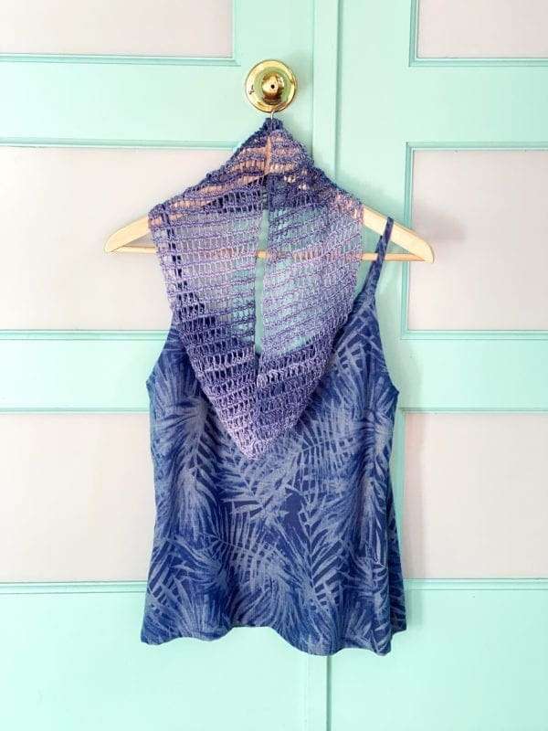 Tunisian Loopy Knot Stitch Cowl