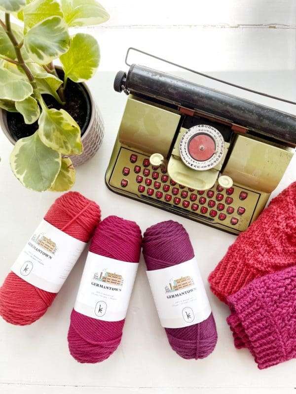 Kelbourne Wollens Germantown, featured in the YarnYAY! September Box #53