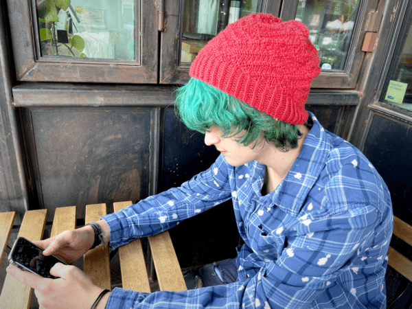 All Nighter (knit) Beanie by Vickie Howell for YarnYAY! Box #53
